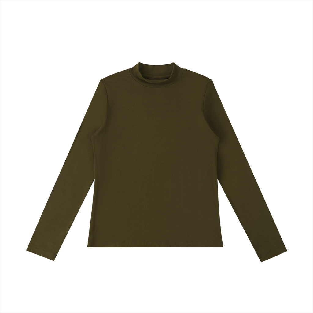Essential Mock Neck Long Sleeve – Lightweight & Breathable