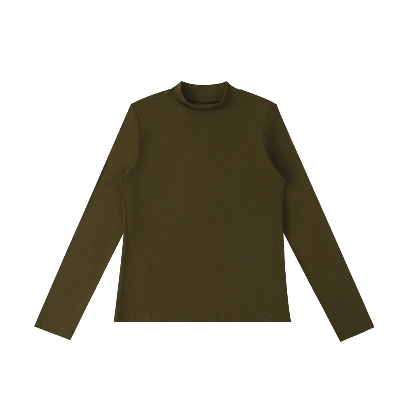 Essential Mock Neck Long Sleeve – Lightweight & Breathable