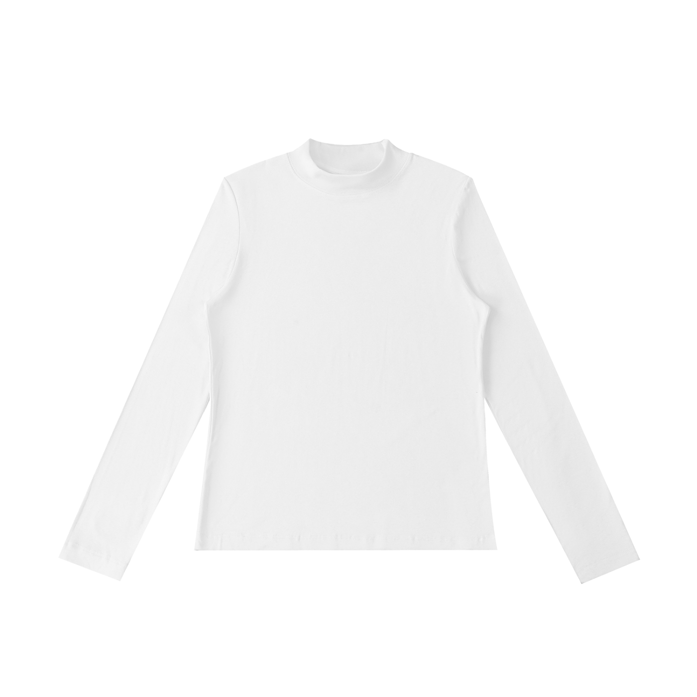 Essential Mock Neck Long Sleeve – Lightweight & Breathable