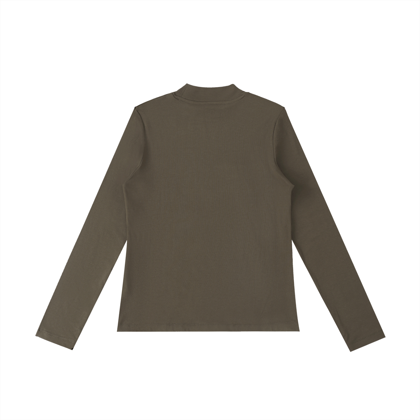 Essential Mock Neck Long Sleeve – Lightweight & Breathable
