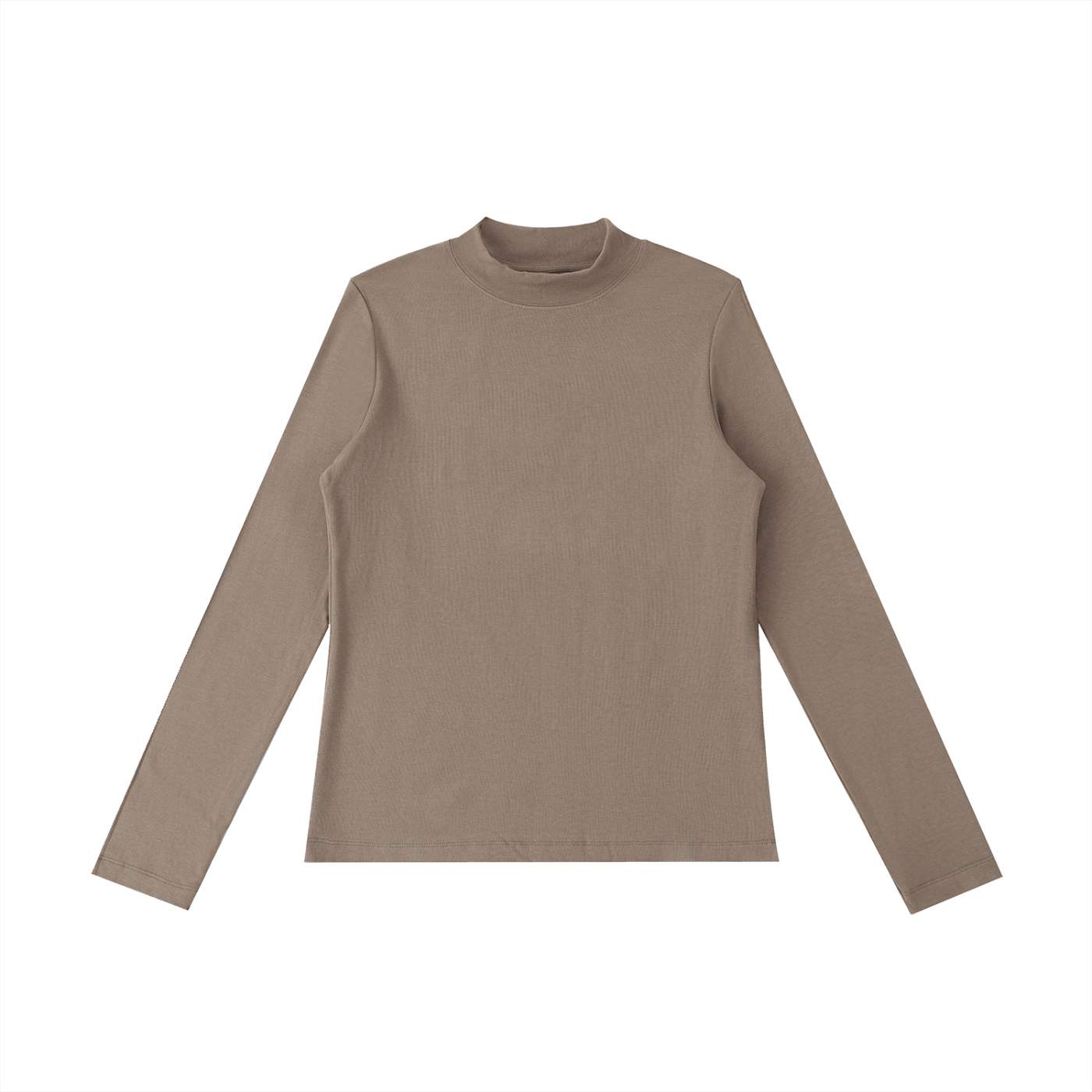 Essential Mock Neck Long Sleeve – Lightweight & Breathable