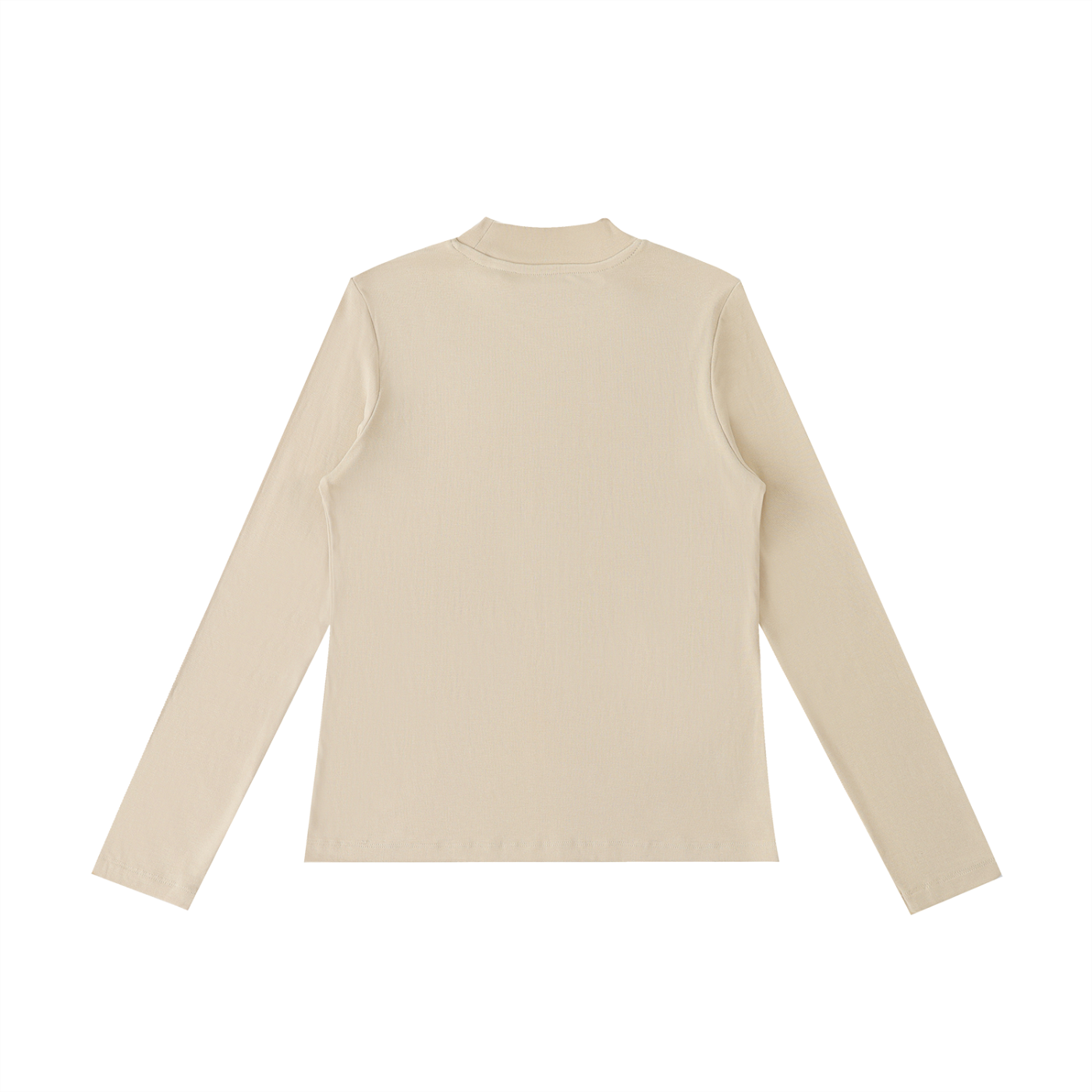Essential Mock Neck Long Sleeve – Lightweight & Breathable