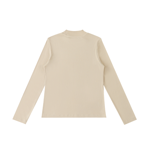 Essential Mock Neck Long Sleeve – Lightweight & Breathable