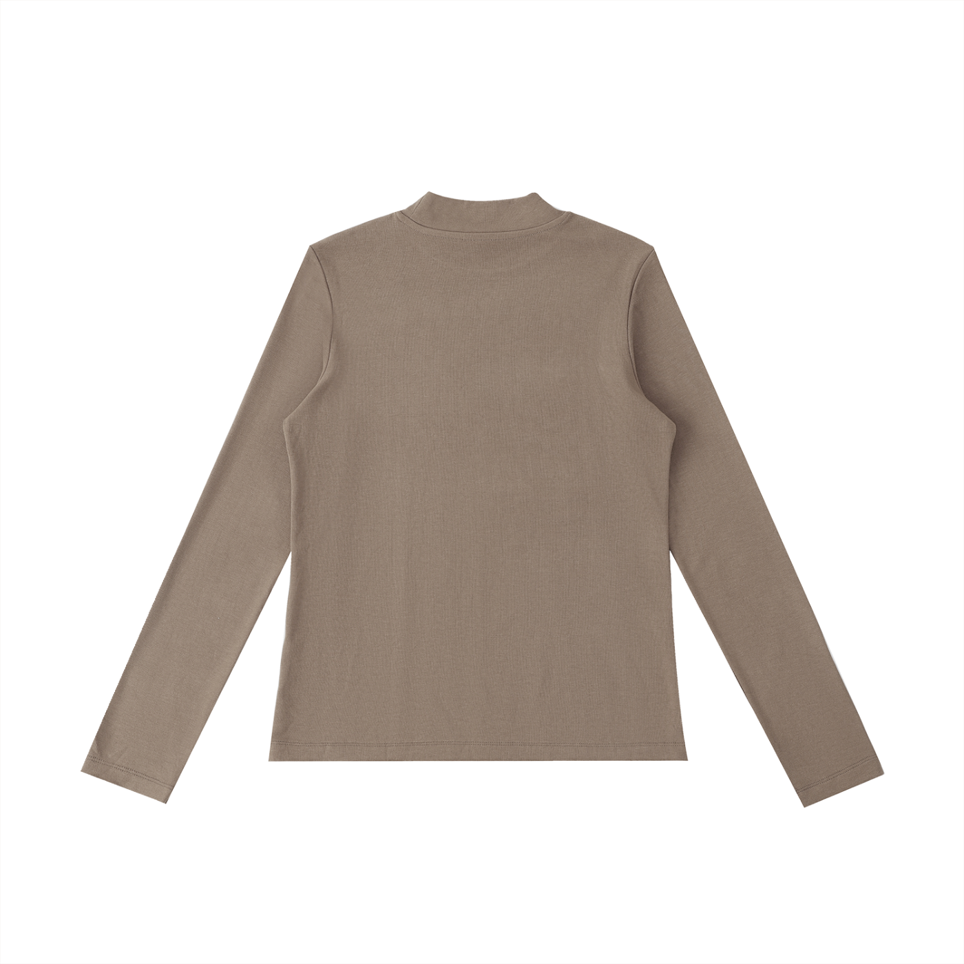 Essential Mock Neck Long Sleeve – Lightweight & Breathable